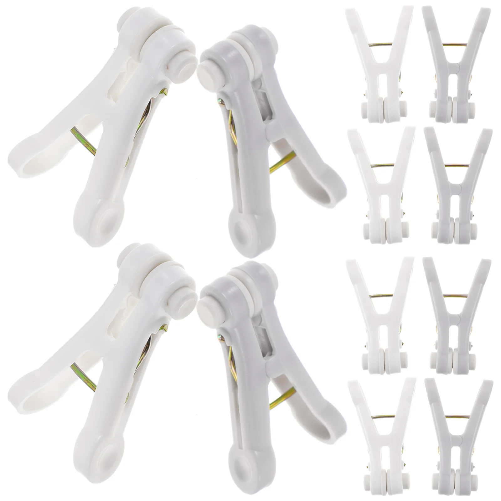 16pcs Multipurpose Clothespins Smooth Drying Clips Windproof Balcony Laundry Pegs Clothesline Clamps Lightweight Storage Small
16pcs Multipurpose Clothespins Smooth Drying Clips Windproof Balcony Laundry Pegs Clothesline Clamps Lightweight Storage Small