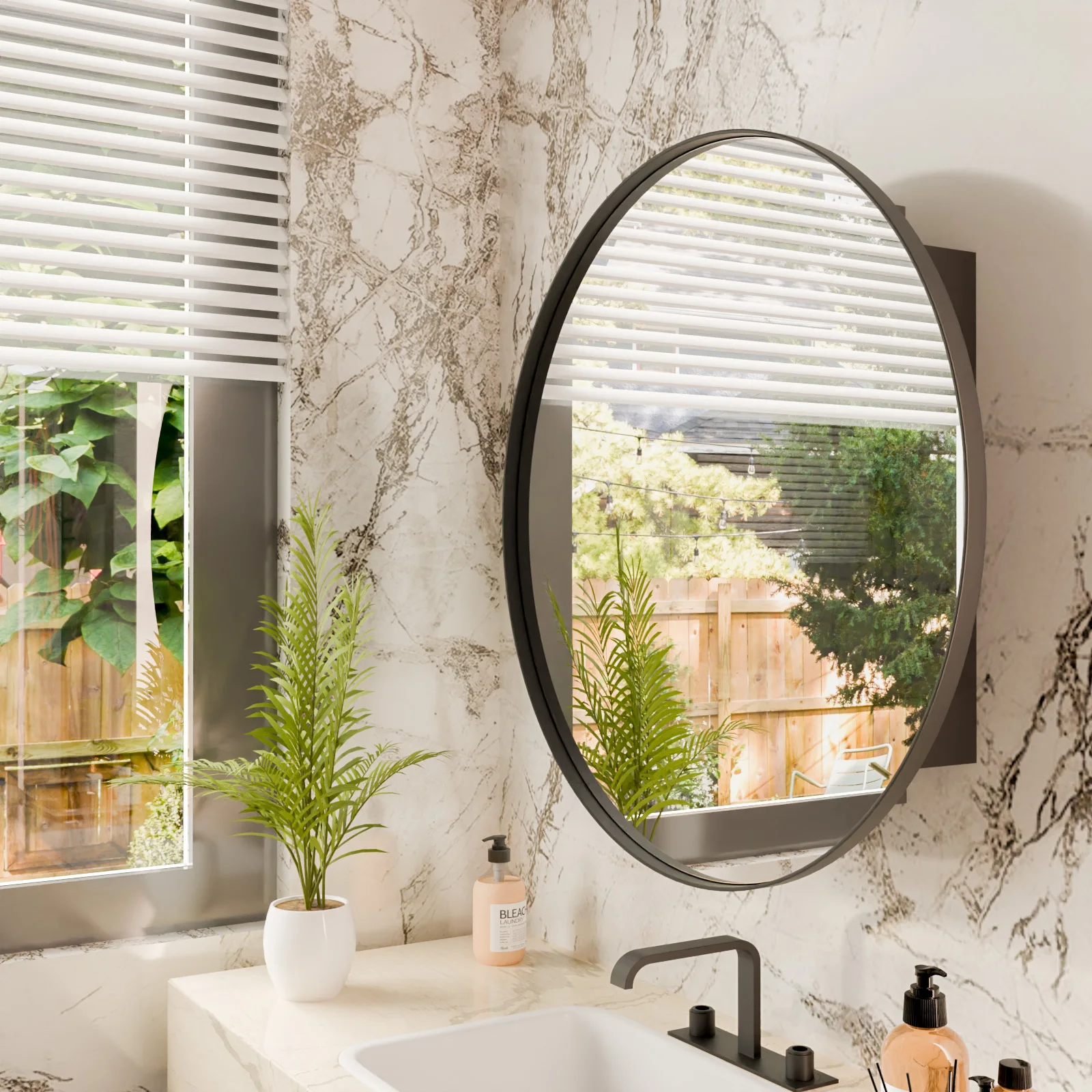 Round Bathroom Mirror Cabinet Single Door Wall Mounted Bathroom Cabinet Storage Adjustable Shelf With Storage Lockers
Round Bathroom Mirror Cabinet Single Door Wall Mounted Bathroom Cabinet Storage Adjustable Shelf With Storage Lockers