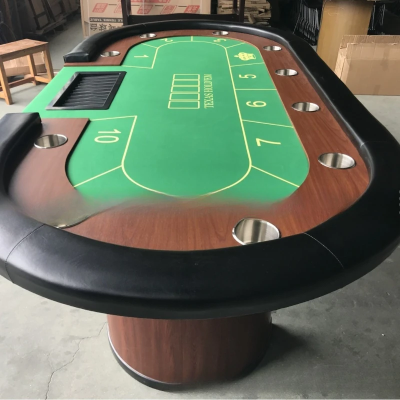 240 Cm Green Texas 10-person Poker Table, Red, Black, Blue, Suit
240 Cm Green Texas 10-person Poker Table, Red, Black, Blue, Suit