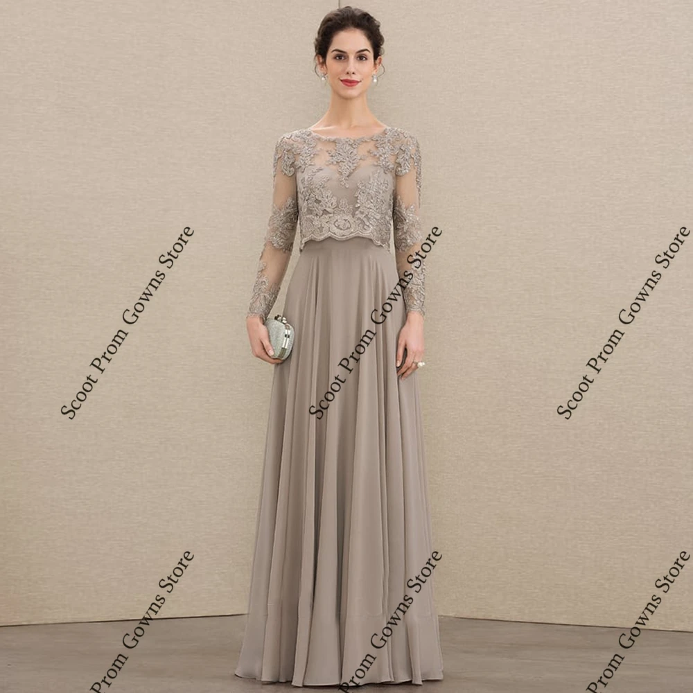 Beach Scoop Mother of Bride Dresses Full Sleeve Wedding Party Dresses for Women 2025 Summer New Chiffon Beach Robe De Soirée
Beach Scoop Mother of Bride Dresses Full Sleeve Wedding Party Dresses for Women 2025 Summer New Chiffon Beach Robe De Soirée