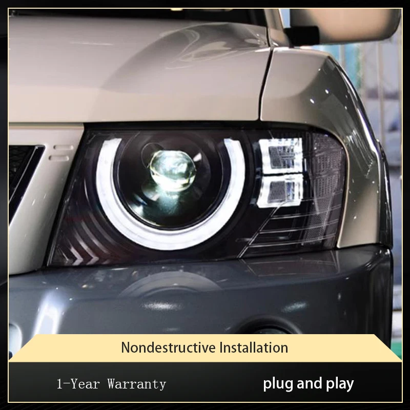 A Pair of Car For Mitsubishi Pajero V73 V75 V77 2002-2014 Front Lamp Full LED DRL Headlight Dynamic Projector Lens Accessory
A Pair of Car For Mitsubishi Pajero V73 V75 V77 2002-2014 Front Lamp Full LED DRL Headlight Dynamic Projector Lens Accessory