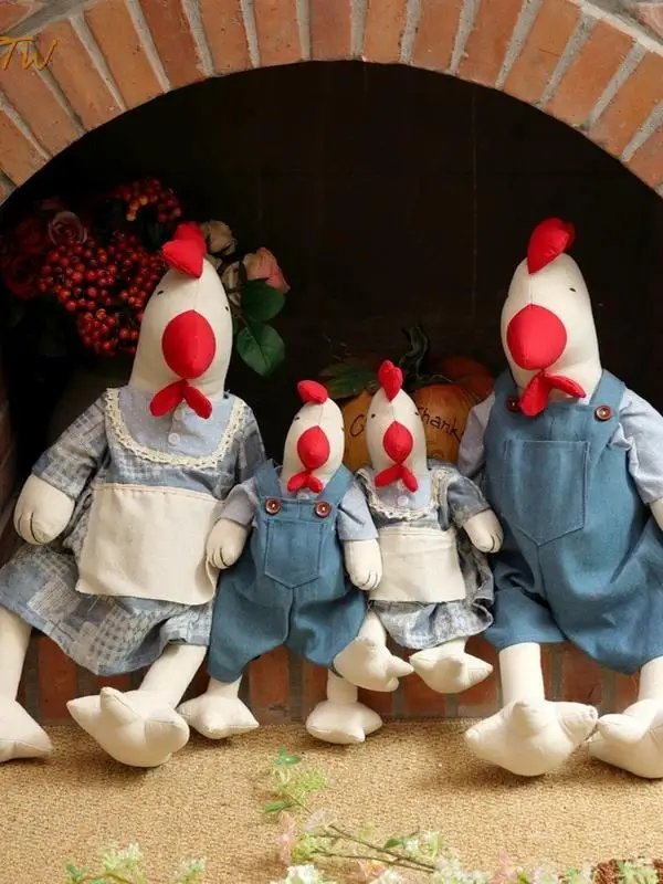 Handmade Country Chicken Fabric Art Decorations Adorable Rural American Style Children's Room Home Decor Ornaments Zodiac Cre...
Handmade Country Chicken Fabric Art Decorations Adorable Rural American Style Children's Room Home Decor Ornaments Zodiac Cre...