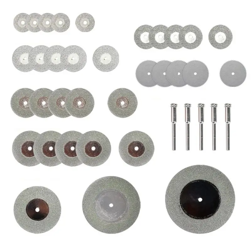 ABHI-Diamond Saw Blade Mini Circular Saw Blade 38Pcs 18-60Mm Diamond Cutting Saw Disc For Dremel Rotary Tools
ABHI-Diamond Saw Blade Mini Circular Saw Blade 38Pcs 18-60Mm Diamond Cutting Saw Disc For Dremel Rotary Tools