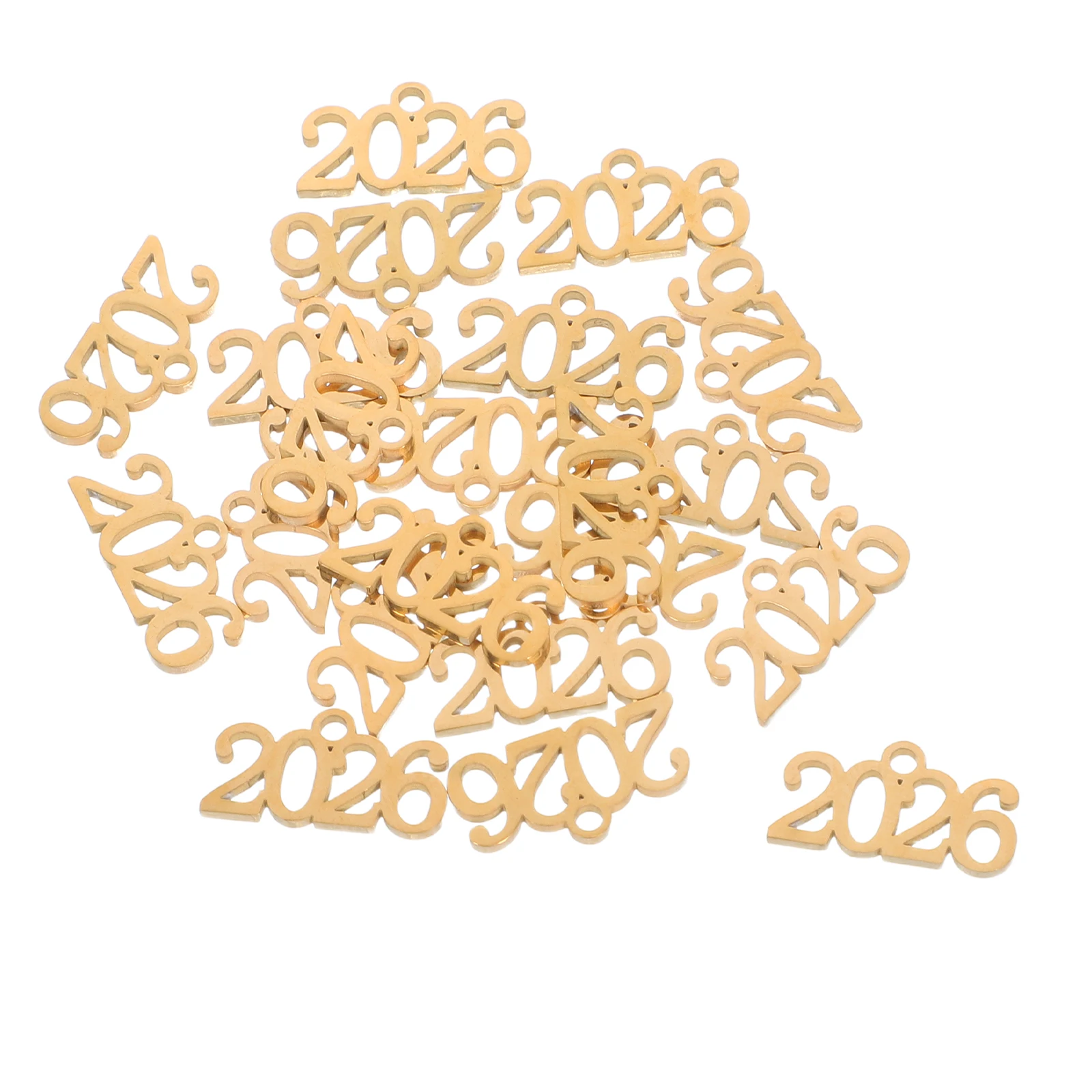 20pcs 2026 Year Charms Mini Metal Number Pendants Durable Stainless Steel Jewelry Making Accessories For Diy Christmas
20pcs 2026 Year Charms Mini Metal Number Pendants Durable Stainless Steel Jewelry Making Accessories For Diy Christmas