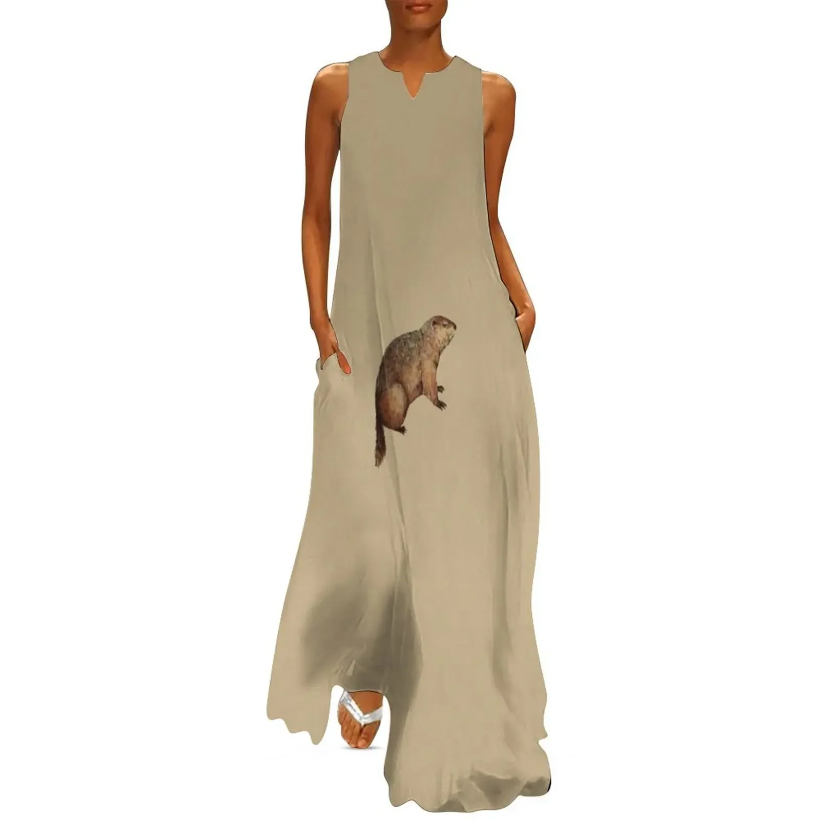 Vintage Groundhog Long Dress Summer women"s clothing women"s luxury party dress dress party night
Vintage Groundhog Long Dress Summer women"s clothing women"s luxury party dress dress party night