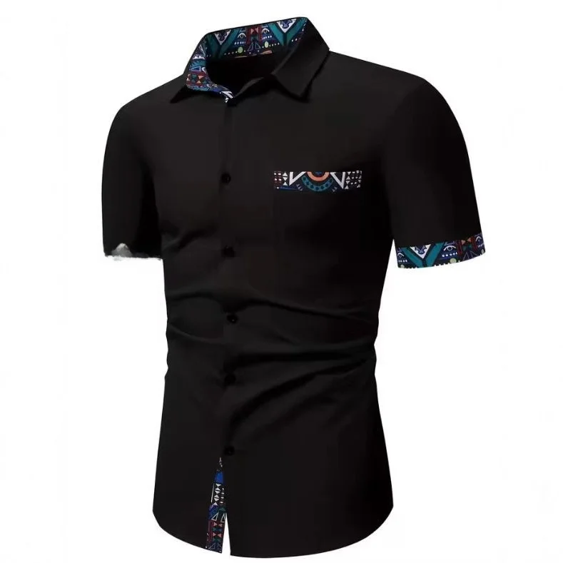 Men's Summer Color ort Sve Casual irt Faionable Button up Ne Contrast Color Print Moisture ng Thin Mate...
Men's Summer Color ort Sve Casual irt Faionable Button up Ne Contrast Color Print Moisture ng Thin Mate...