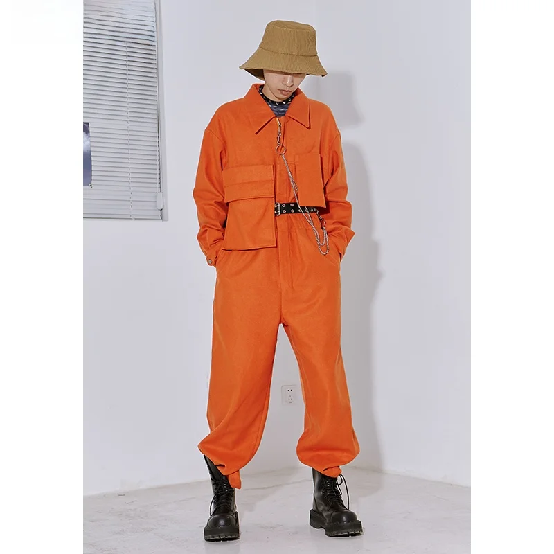 Mixseven, цельный костюм оригинального дизайна, мужской осенне-зимний новый Sle ket оранжевый длинный свек, свободный комбинезон с прямыми штанинами
Mixseven, цельный костюм оригинального дизайна, мужской осенне-зимний новый Sle ket оранжевый длинный свек, свободный комбинезон с прямыми штанинами