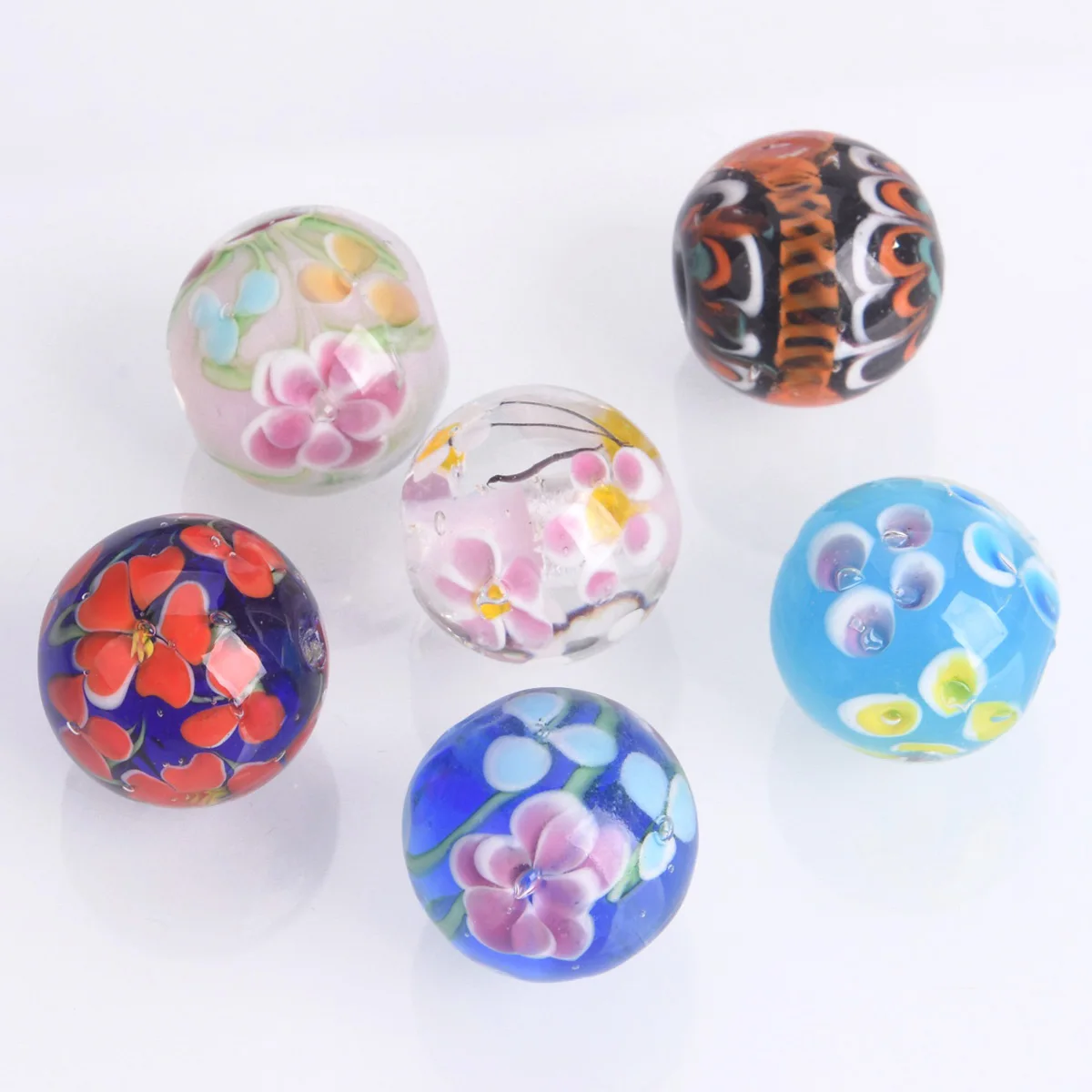 1PCS 20mm Round Handmade Flower Patterns Lampwork Glass Loose Beads For Jewelry Making DIY Findings
1PCS 20mm Round Handmade Flower Patterns Lampwork Glass Loose Beads For Jewelry Making DIY Findings