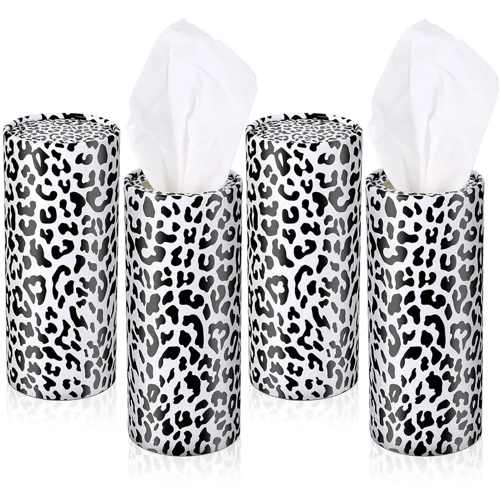 4 Pcs Round Car Tissues Boxes with Facial Tissue Travel Cylinder Holder for Car Cup Holder Home Bathroom Office Decor Wedding
4 Pcs Round Car Tissues Boxes with Facial Tissue Travel Cylinder Holder for Car Cup Holder Home Bathroom Office Decor Wedding