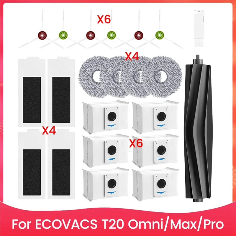AT63-For ECOVACS T20 Omni/Max/Pro Series Accessories Main Side Brush HEPA Filter Mop Cloth Replacement Parts
AT63-For ECOVACS T20 Omni/Max/Pro Series Accessories Main Side Brush HEPA Filter Mop Cloth Replacement Parts