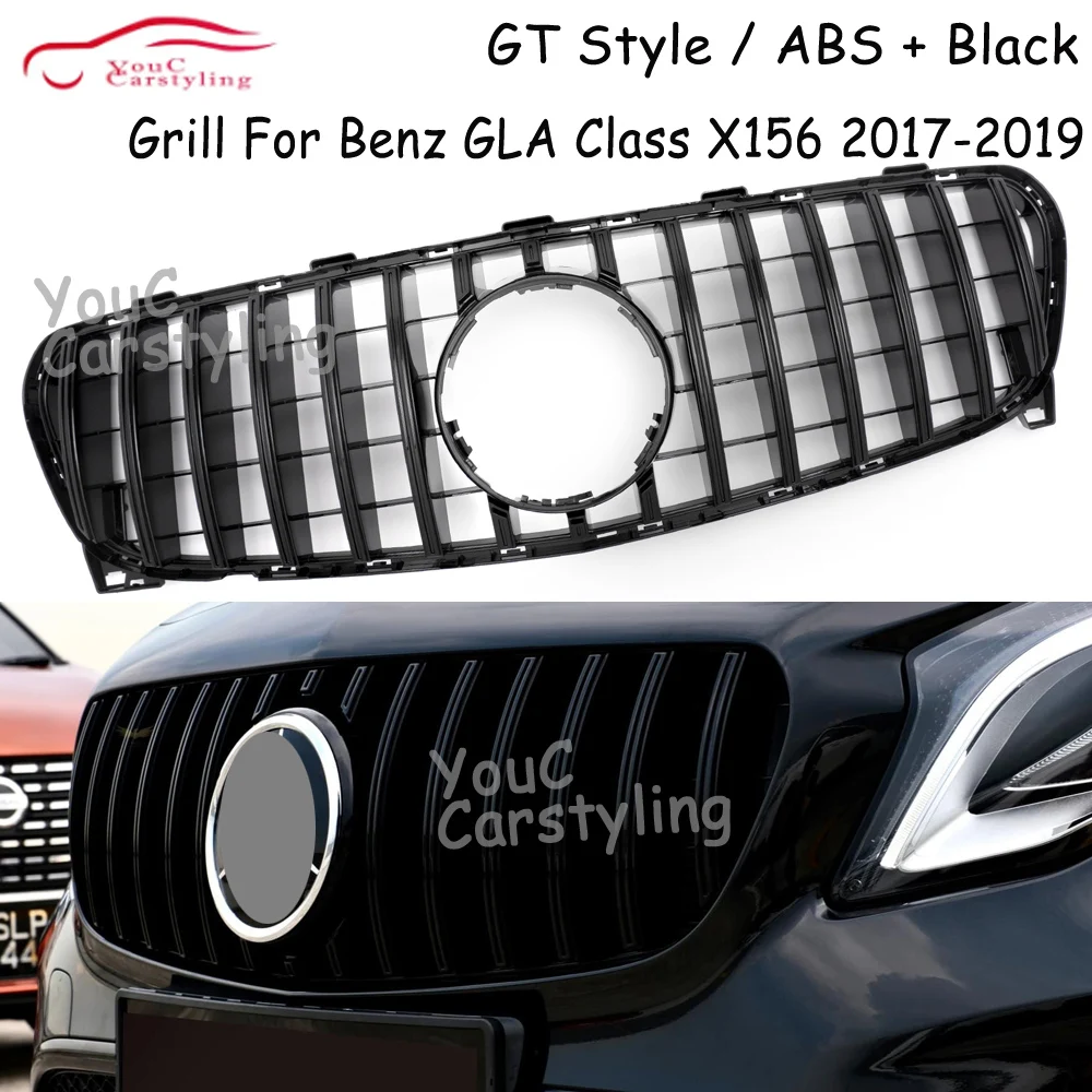 Решетка радиатора GT GTR для переднего бампера Mercedes GLA Class X156 Facelift 2017 2018 2019 GLA200 GLA220 GLA250
Решетка радиатора GT GTR для переднего бампера Mercedes GLA Class X156 Facelift 2017 2018 2019 GLA200 GLA220 GLA250