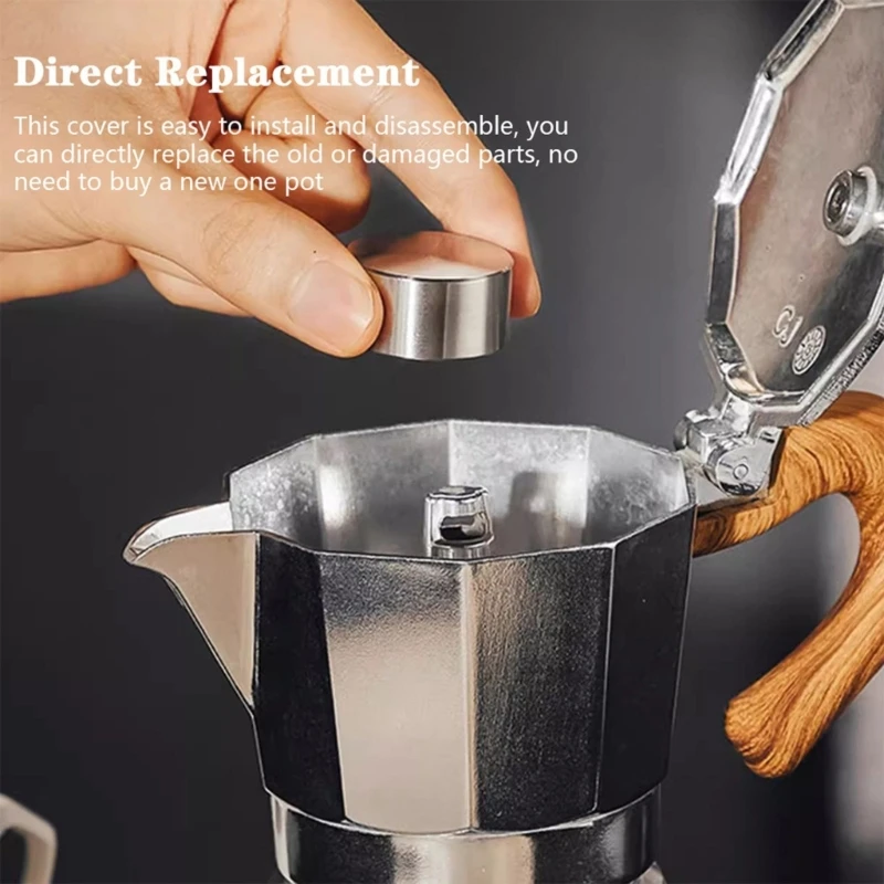 Portable Espresso Coffee Maker Antisplash Valves Stainless Steel Texture Splashproof Lid Suitable For Coffee Machine
Portable Espresso Coffee Maker Antisplash Valves Stainless Steel Texture Splashproof Lid Suitable For Coffee Machine