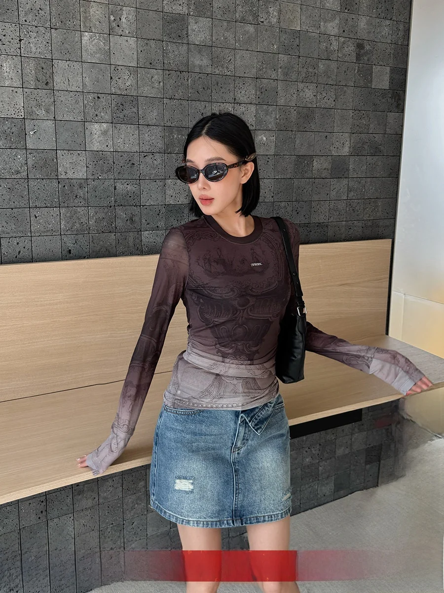 Футболка AVVENN с принтом тай-дай, весна-лето 2025, повседневная, с круглым вырезом, приталенная, ручная работа, магазин
Футболка AVVENN с принтом тай-дай, весна-лето 2025, повседневная, с круглым вырезом, приталенная, ручная работа, магазин