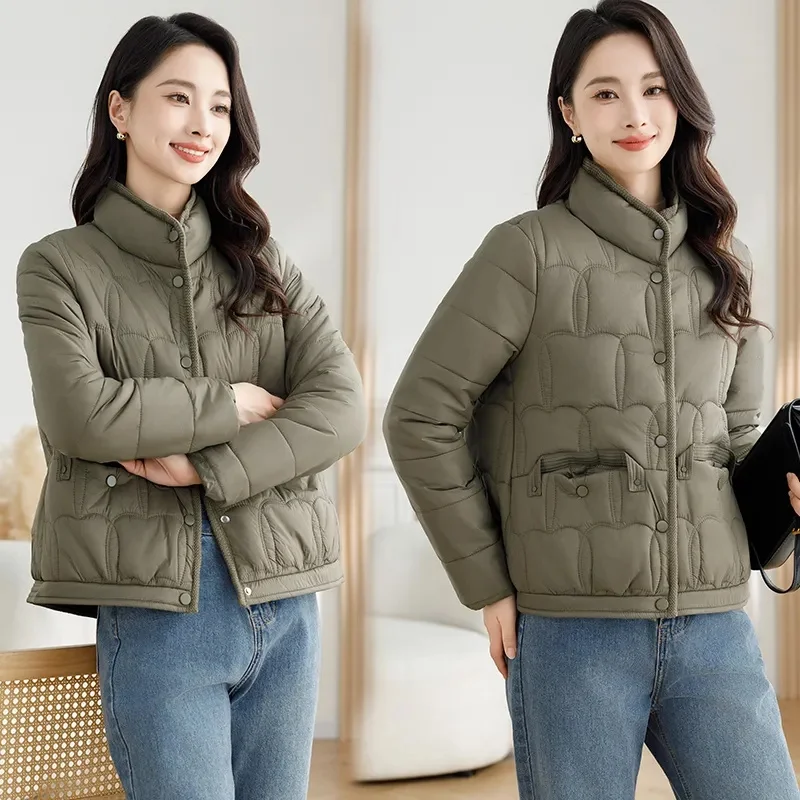 Down Cotton-Padded Jacket Women Parkas 2025 Winter New Short Thick Warm Cotton Coat Fashion Outerwear Korean Female Overcoat Top
Down Cotton-Padded Jacket Women Parkas 2025 Winter New Short Thick Warm Cotton Coat Fashion Outerwear Korean Female Overcoat Top