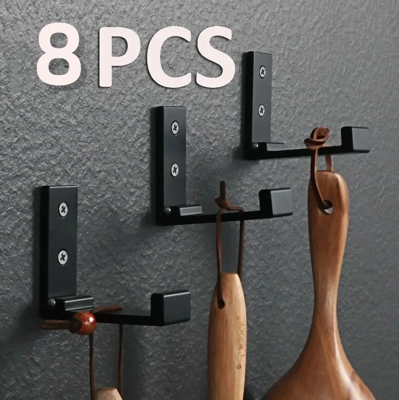 4/8pcs Heavy-Duty Aluminum Alloy Folding Coat Hooks - Wall Mounted, Rust Resistant Folding Hooks for Hanging Coats Towels Hats
4/8pcs Heavy-Duty Aluminum Alloy Folding Coat Hooks - Wall Mounted, Rust Resistant Folding Hooks for Hanging Coats Towels Hats