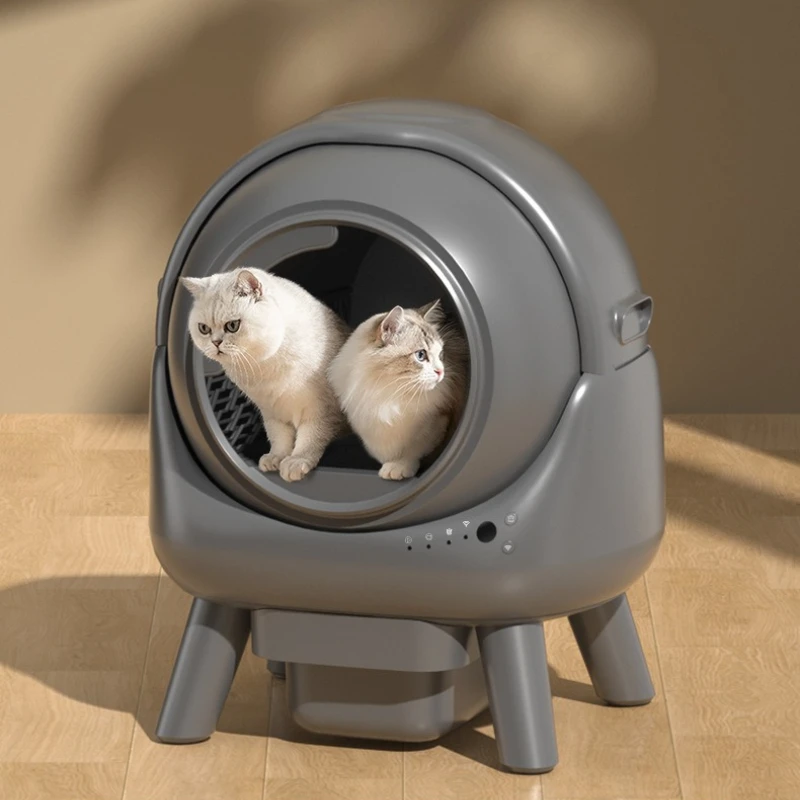 Smart Cat Litter Box Automatic Pet Cat Litter Boxes Cleaning Oversized Cats Sandbox Anti-splash Pets Toilet Product Supplies
Smart Cat Litter Box Automatic Pet Cat Litter Boxes Cleaning Oversized Cats Sandbox Anti-splash Pets Toilet Product Supplies