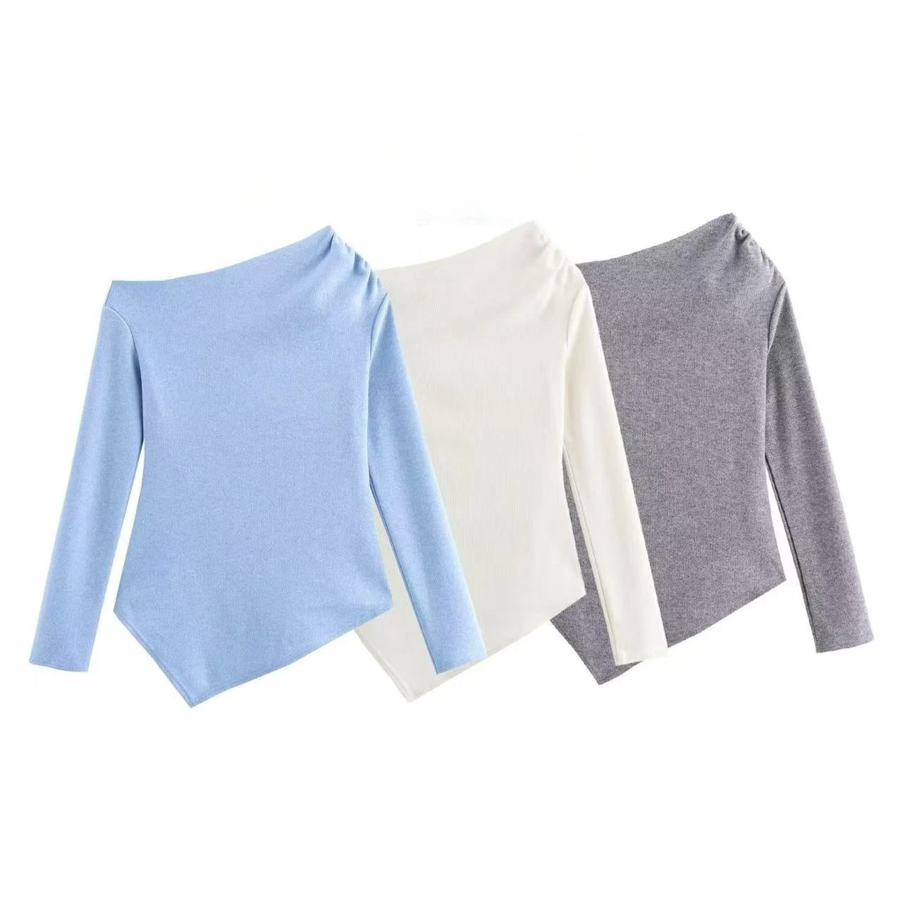 Women's Fashion Casual Long Sleeve Asymmetrical Temperament T-Shirt Top
Women's Fashion Casual Long Sleeve Asymmetrical Temperament T-Shirt Top