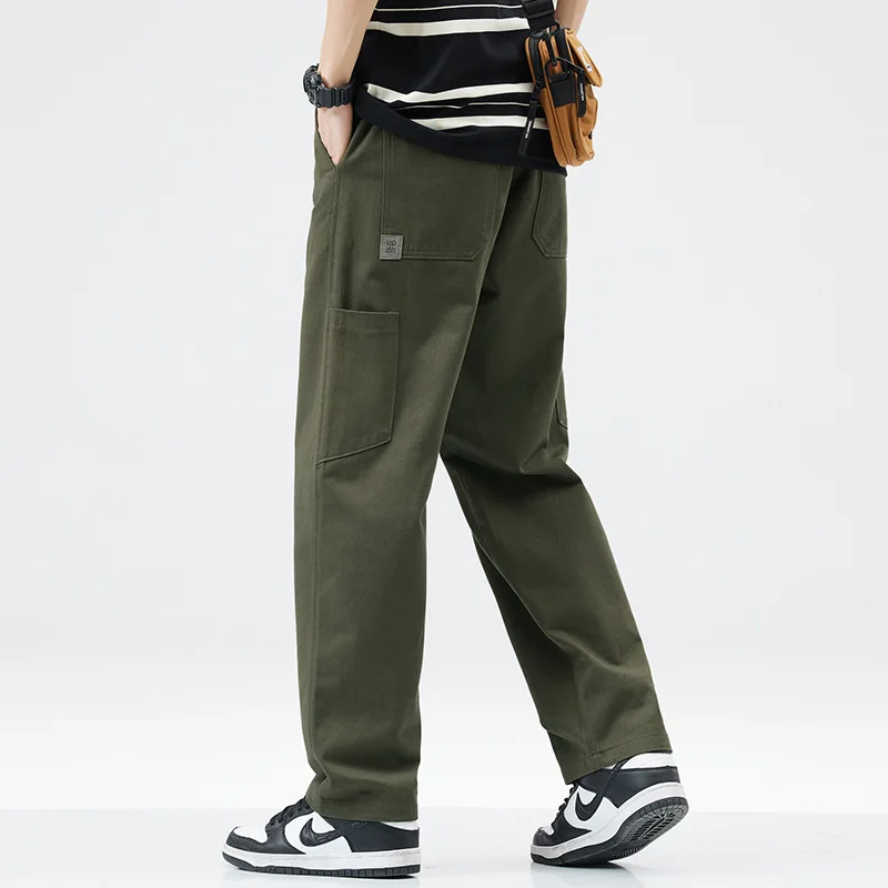 American cotton overalls men 2024 spring loose straight leg wide leg casual pants
American cotton overalls men 2024 spring loose straight leg wide leg casual pants