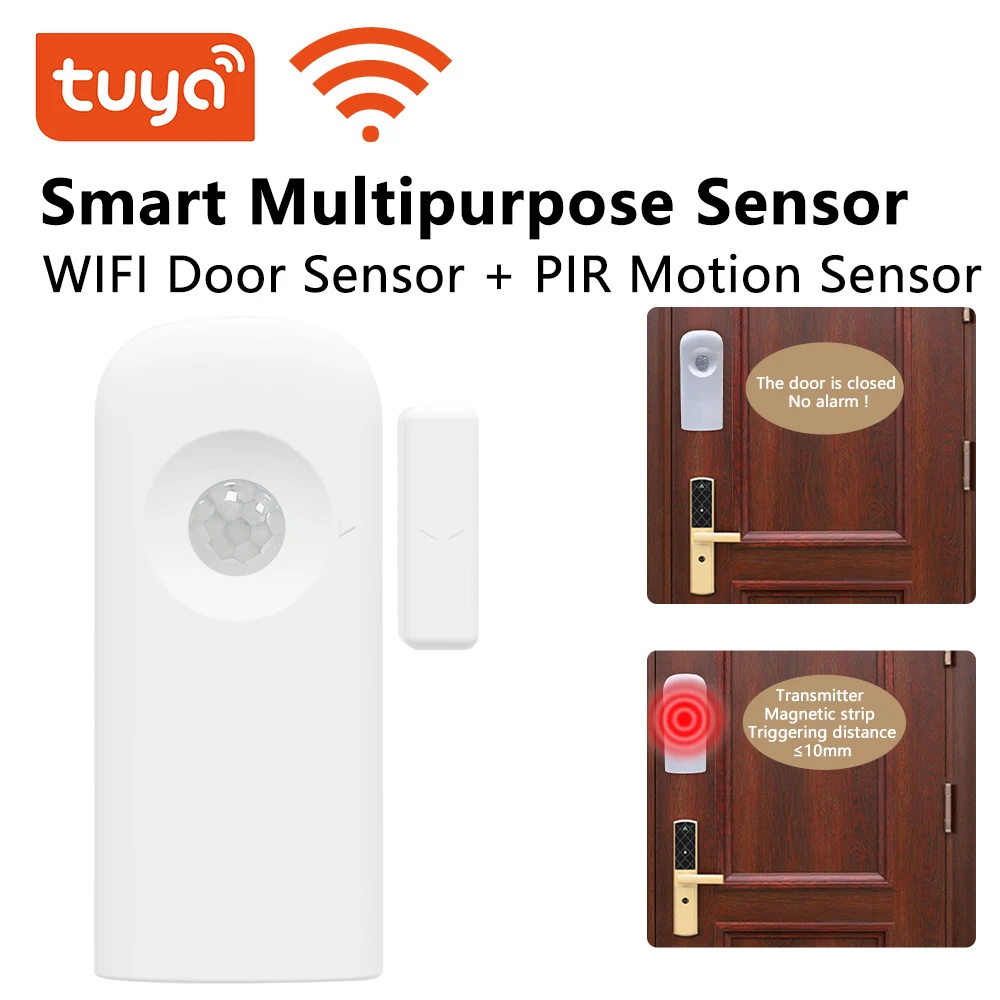 Tuya Smart WIFI Multifunctional Sensor PIR Human Motion Sensor Door Window Switch Detector 2 in 1 Smart Home Security Smart Life
Tuya Smart WIFI Multifunctional Sensor PIR Human Motion Sensor Door Window Switch Detector 2 in 1 Smart Home Security Smart Life