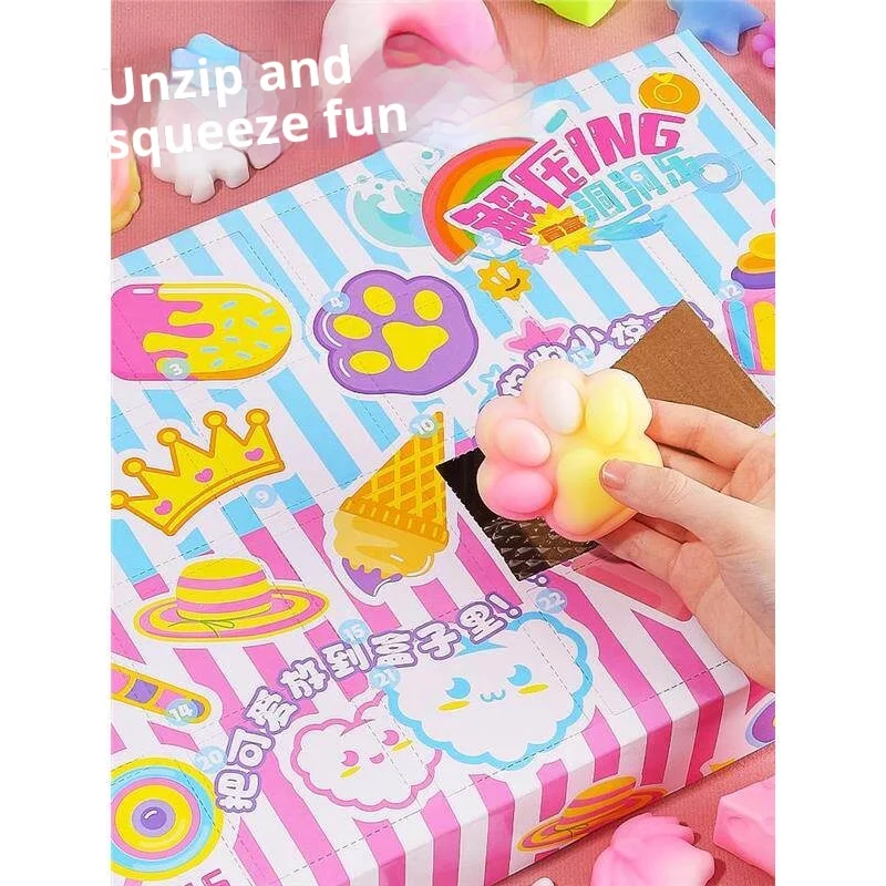 Stress Relief Squeeze Toy Surprise Blind Box Gradient Cat Paw Squishy Slow Rebound Anxiety Relief For Adult Daily Relaxing
Stress Relief Squeeze Toy Surprise Blind Box Gradient Cat Paw Squishy Slow Rebound Anxiety Relief For Adult Daily Relaxing