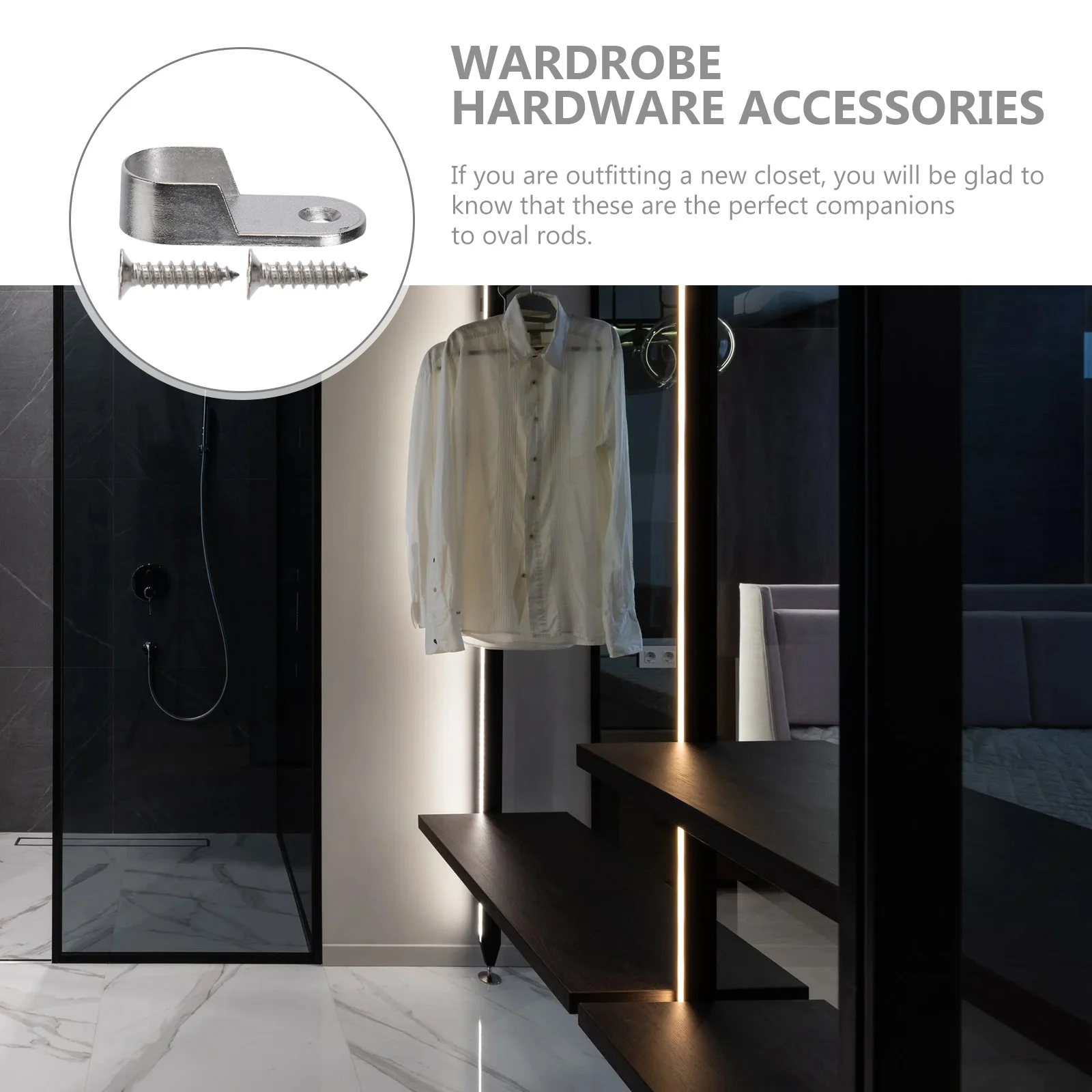 20pcs Support Premium Zinc Alloy Corrosion Resistant Smooth Surface Corner Closet Rod Holder Wall Mount Shower Curtain Rod
20pcs Support Premium Zinc Alloy Corrosion Resistant Smooth Surface Corner Closet Rod Holder Wall Mount Shower Curtain Rod