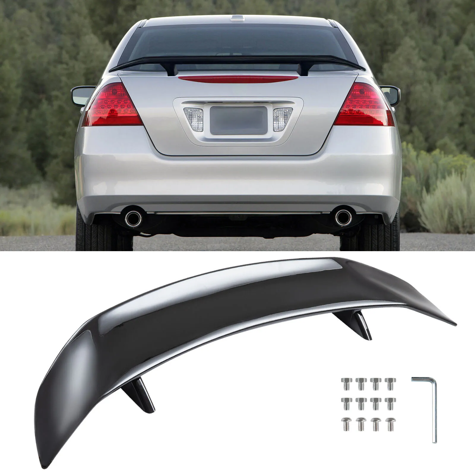 46-дюймовый задний спойлер Racing GT Wing, глянцевый черный, для Honda Accord Saloon 2007 года
46-дюймовый задний спойлер Racing GT Wing, глянцевый черный, для Honda Accord Saloon 2007 года