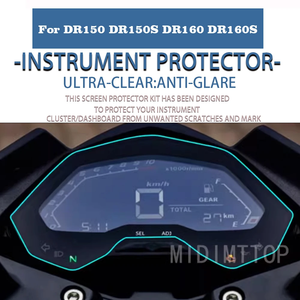 For Haojue DR150 DR150S DR160 DR160S Motorcycle speedometer TPU Scratch proof Protection Film Dashboard Screen Instrument Film
For Haojue DR150 DR150S DR160 DR160S Motorcycle speedometer TPU Scratch proof Protection Film Dashboard Screen Instrument Film