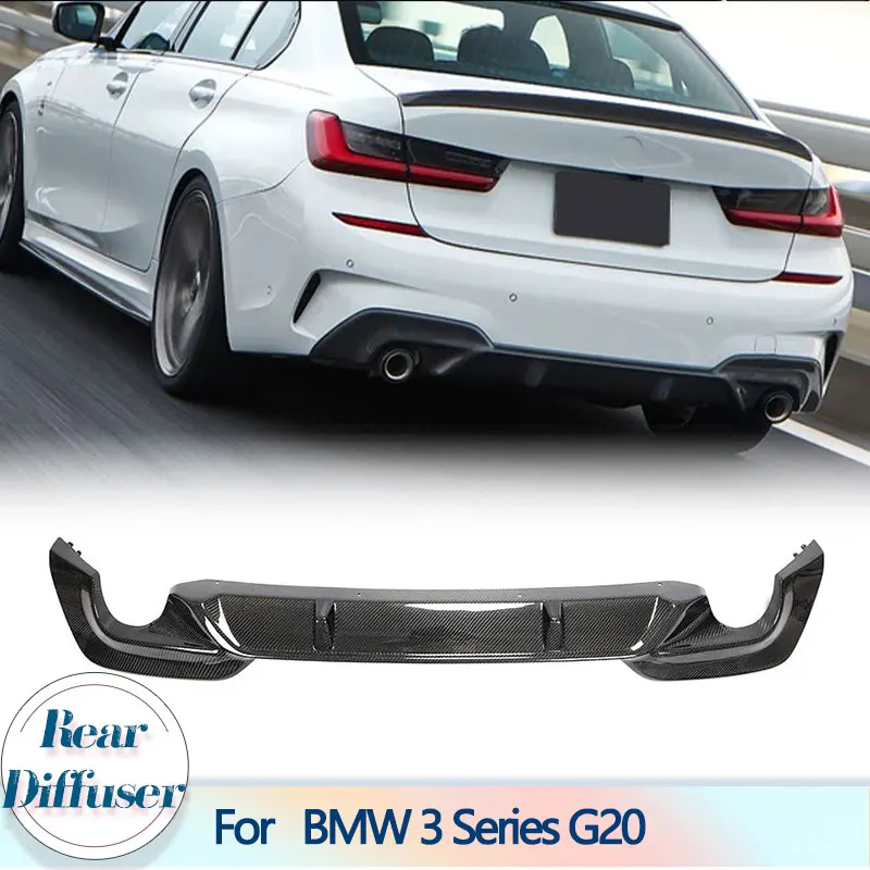 Автомобильный диффузор для заднего бампера, спойлер для BMW 3 серии G20 M-Sport Sedan 2020-2022, задний диффузор из углеродного волокна, комплект для губ
Автомобильный диффузор для заднего бампера, спойлер для BMW 3 серии G20 M-Sport Sedan 2020-2022, задний диффузор из углеродного волокна, комплект для губ