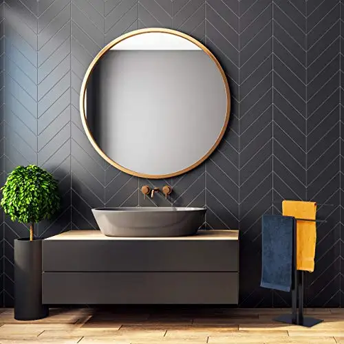 Black Freestanding Double-Bar Towel Holder For Bathroom Valet Use, Iron Construction, 82x50x19cm
Black Freestanding Double-Bar Towel Holder For Bathroom Valet Use, Iron Construction, 82x50x19cm