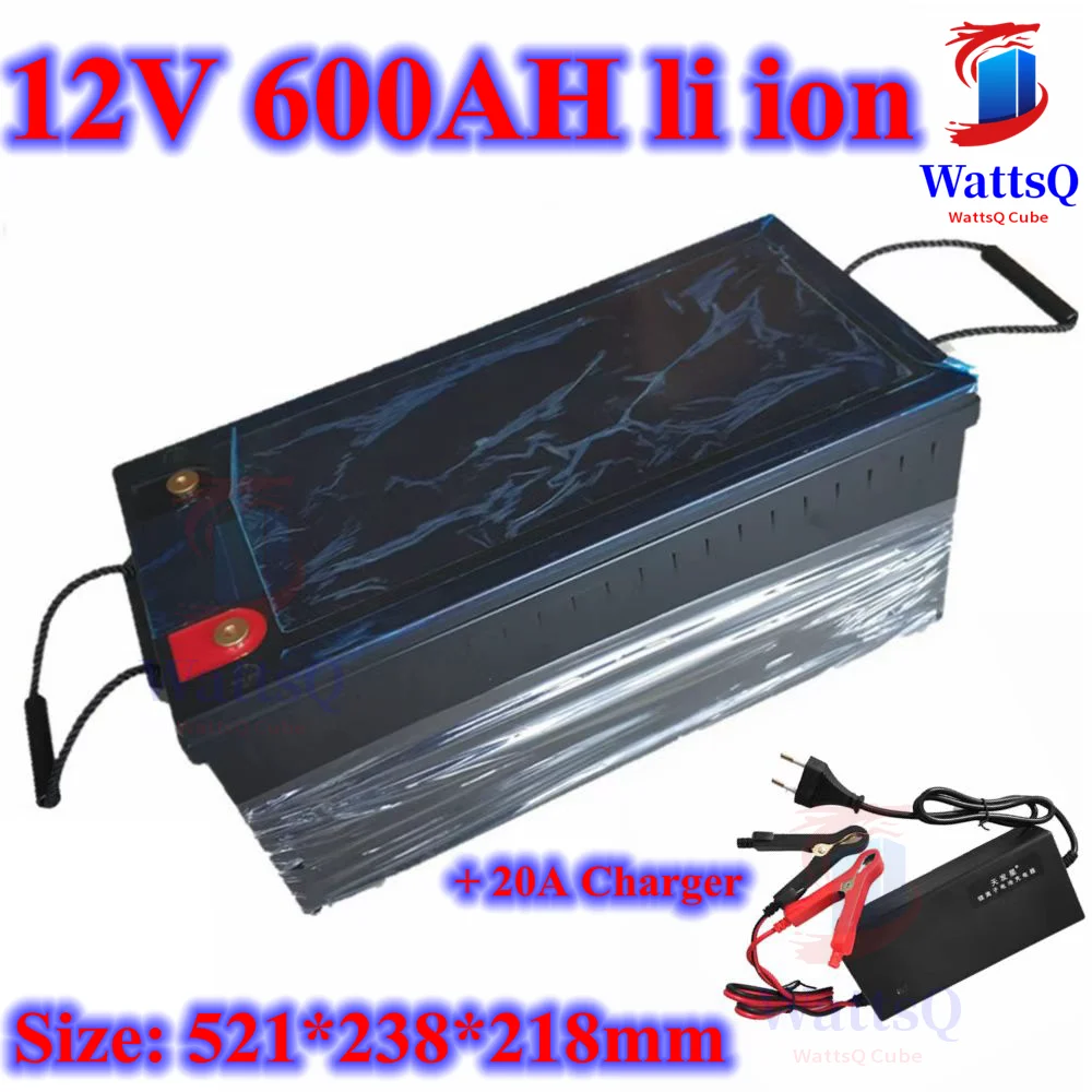 Waterproof 12V 600AH lithium ion battery BMS li ion batetry for EPS UPS RV Solar energy storage golf cart + 20A Charger
Waterproof 12V 600AH lithium ion battery BMS li ion batetry for EPS UPS RV Solar energy storage golf cart + 20A Charger