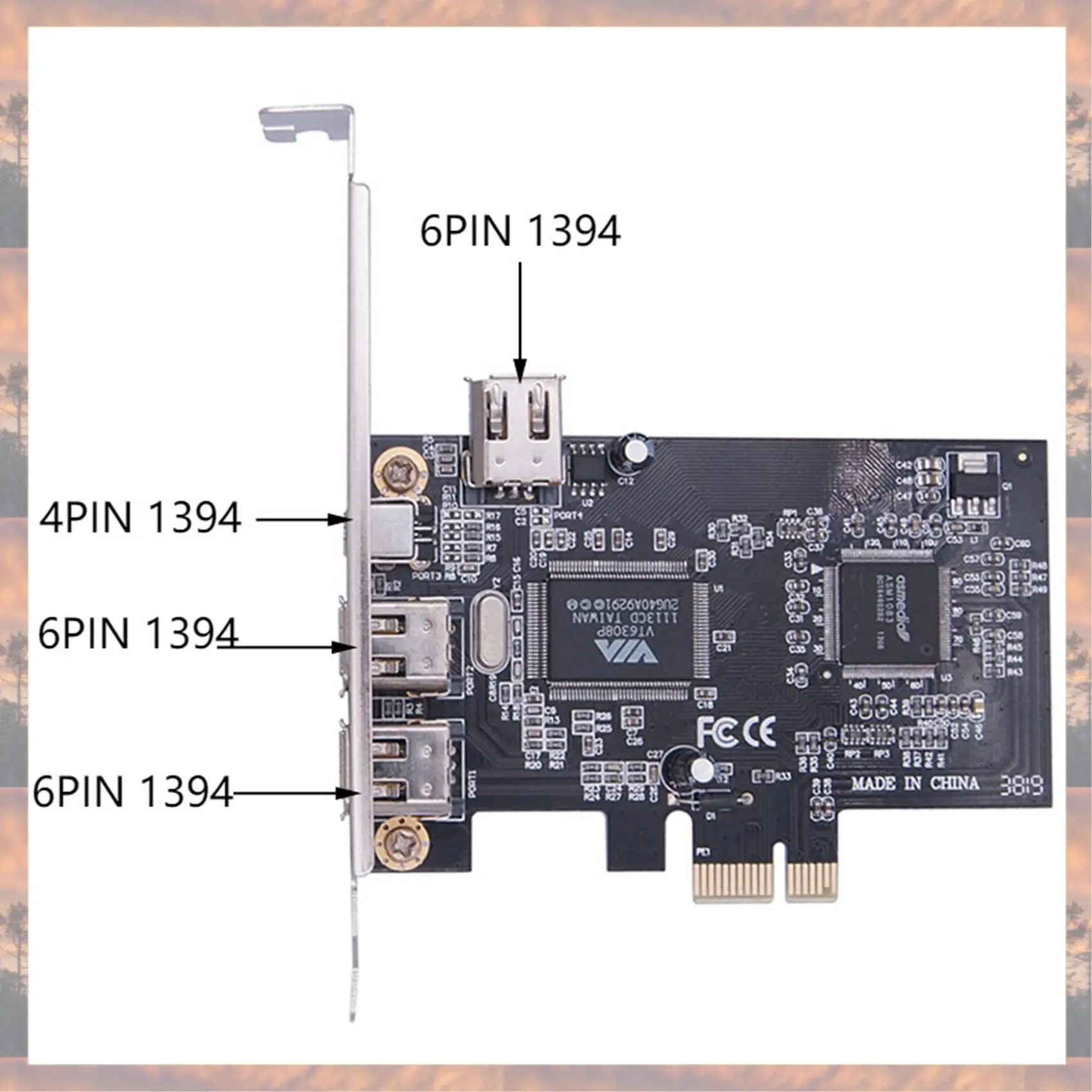 Новинка 2025 года — карта PCI-E — 1394A, 4-портовая карта PCI-E 1.0 X1 — IEEE 1394A, поддержка разрешения 1440X1080, кабель 0,8 м 1394A
Новинка 2025 года — карта PCI-E — 1394A, 4-портовая карта PCI-E 1.0 X1 — IEEE 1394A, поддержка разрешения 1440X1080, кабель 0,8 м 1394A