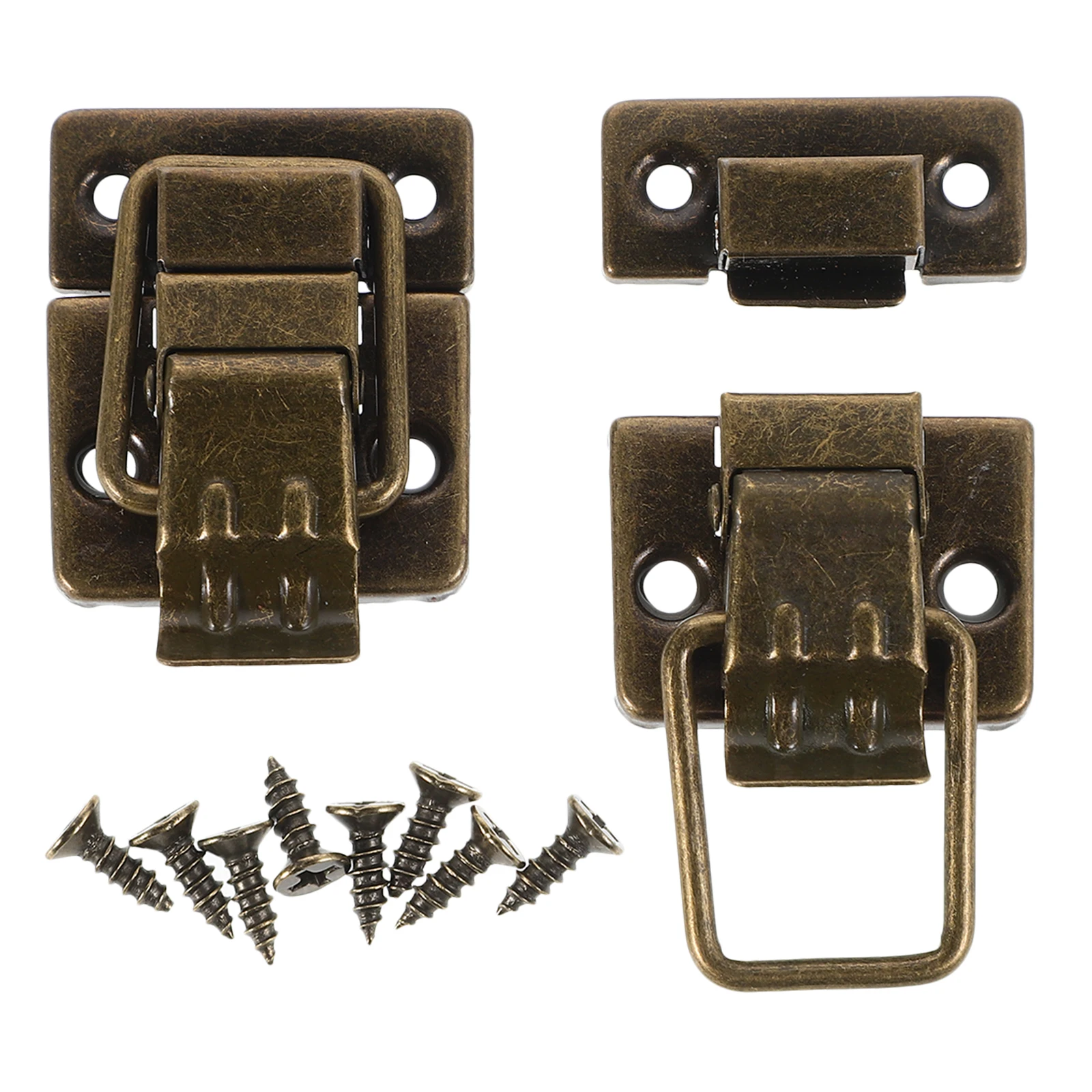 2Pcs 36x30mm Hardware Box Buckle Lock Cabinet Latch Toggle Vintage Metal Buckle Sturdy Iron Easy Installation Tool Box
2Pcs 36x30mm Hardware Box Buckle Lock Cabinet Latch Toggle Vintage Metal Buckle Sturdy Iron Easy Installation Tool Box