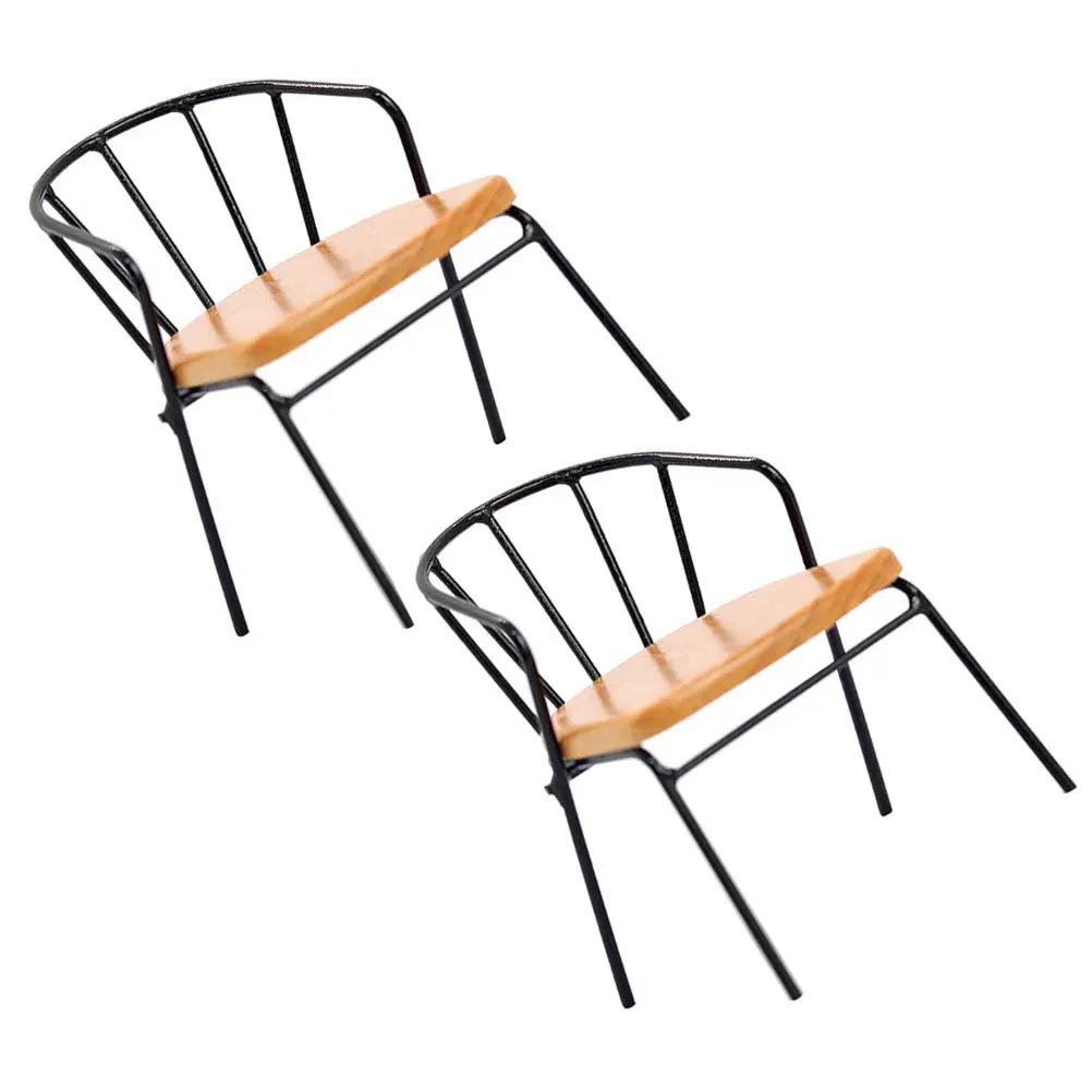 2Pcs Backrest Chairs Mini Chair Nordic Style Miniature Furniture House Accessory Realistic Wear-Resistant Mini House Decor
2Pcs Backrest Chairs Mini Chair Nordic Style Miniature Furniture House Accessory Realistic Wear-Resistant Mini House Decor