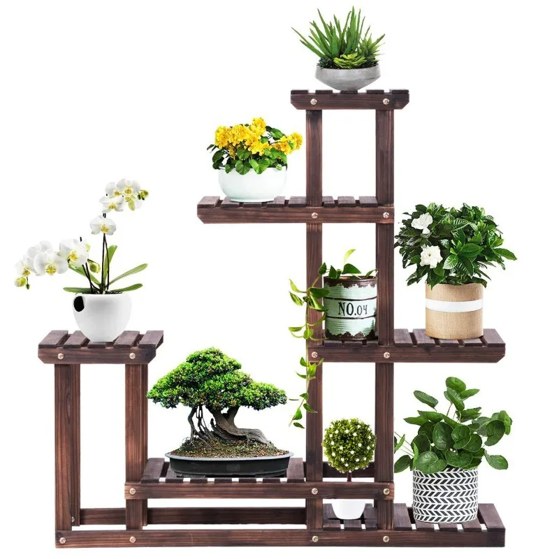 Household succulent dill floor decoration flower pot rack living room wooden balcony solid wood flower rack indoor
Household succulent dill floor decoration flower pot rack living room wooden balcony solid wood flower rack indoor