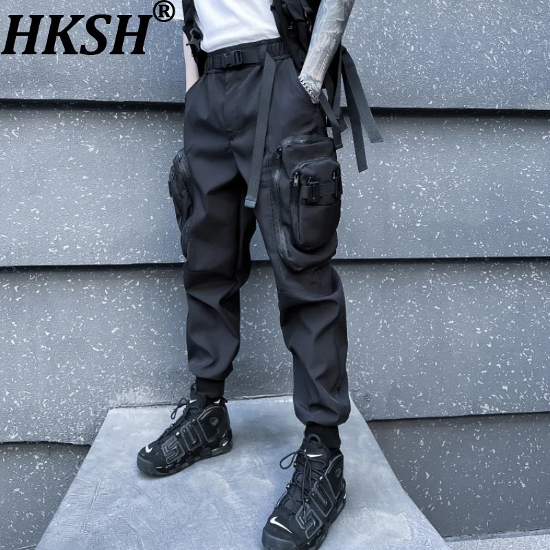 HKSH Spring New Men Tide Dark Functional Pocket Cargo Pants Loose Fit Jogger Style Casual Stylish Trousers Chic Ins Vibe HK22357
HKSH Spring New Men Tide Dark Functional Pocket Cargo Pants Loose Fit Jogger Style Casual Stylish Trousers Chic Ins Vibe HK22357