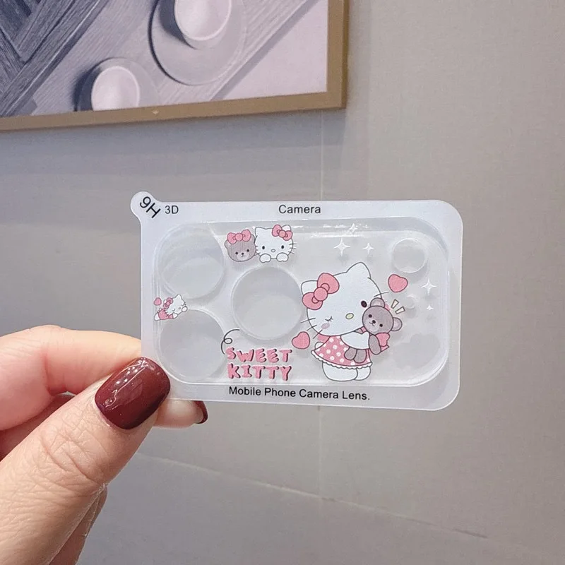 Sanrio Hello Kitty Cartoon Camera Lens Protector 9H HD Anti-Scratch Tempered Glass for iPhone 16 15 14 13 12 11 ProMax Mini Plus Sanrio Hello Kitty Cartoon Camera Lens Protector 9H HD Anti-Scratch Tempered Glass for iPhone 16 15 14 13 12 11 ProMax Mini Plus