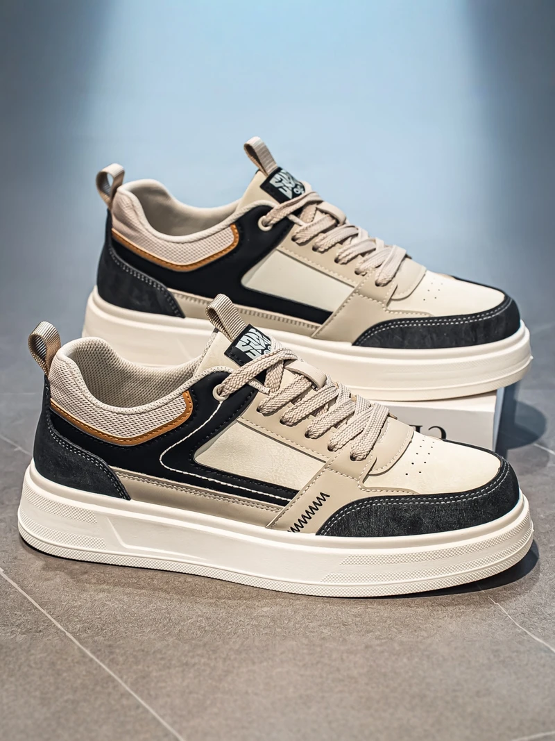 Men's Casual Shoes Summer New Anti-Slip Soft Bottom Thickened Bottom Heightening Student Versatile Sports Trendy Shoes Leathe...
Men's Casual Shoes Summer New Anti-Slip Soft Bottom Thickened Bottom Heightening Student Versatile Sports Trendy Shoes Leathe...