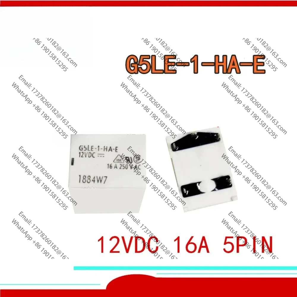 10PCS/lot 100%Original NEW relay G5LE-1-E-36-12V G5LE-1-HA-E G5LE 1 HA E G5LE-1-HA-E 12VDC G5LE-1-E-36-12V 16A 5PIN
10PCS/lot 100%Original NEW relay G5LE-1-E-36-12V G5LE-1-HA-E G5LE 1 HA E G5LE-1-HA-E 12VDC G5LE-1-E-36-12V 16A 5PIN
