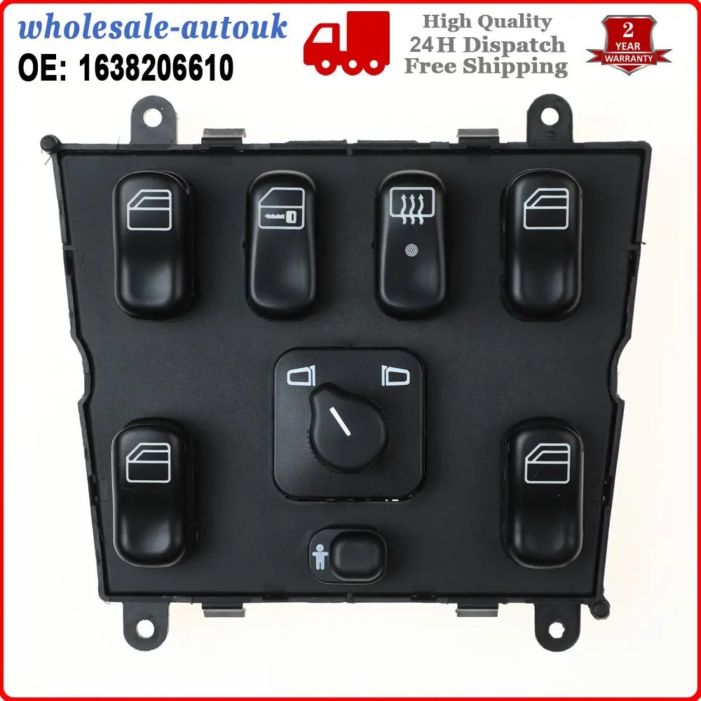 Главный переключатель стеклоподъемника для внедорожника Mercedes-Benz M-Class W163 ML230 ML270 ML320
Главный переключатель стеклоподъемника для внедорожника Mercedes-Benz M-Class W163 ML230 ML270 ML320