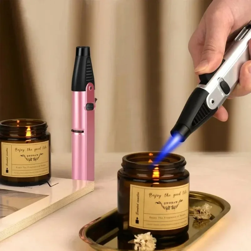 Новая уличная ветрозащитная надувная зажигалка с регулируемым турбо-пламенем, бутановая, для кухни, сигар, кемпинга, свечей, барбекю, аксессуары для сигарет
Новая уличная ветрозащитная надувная зажигалка с регулируемым турбо-пламенем, бутановая, для кухни, сигар, кемпинга, свечей, барбекю, аксессуары для сигарет