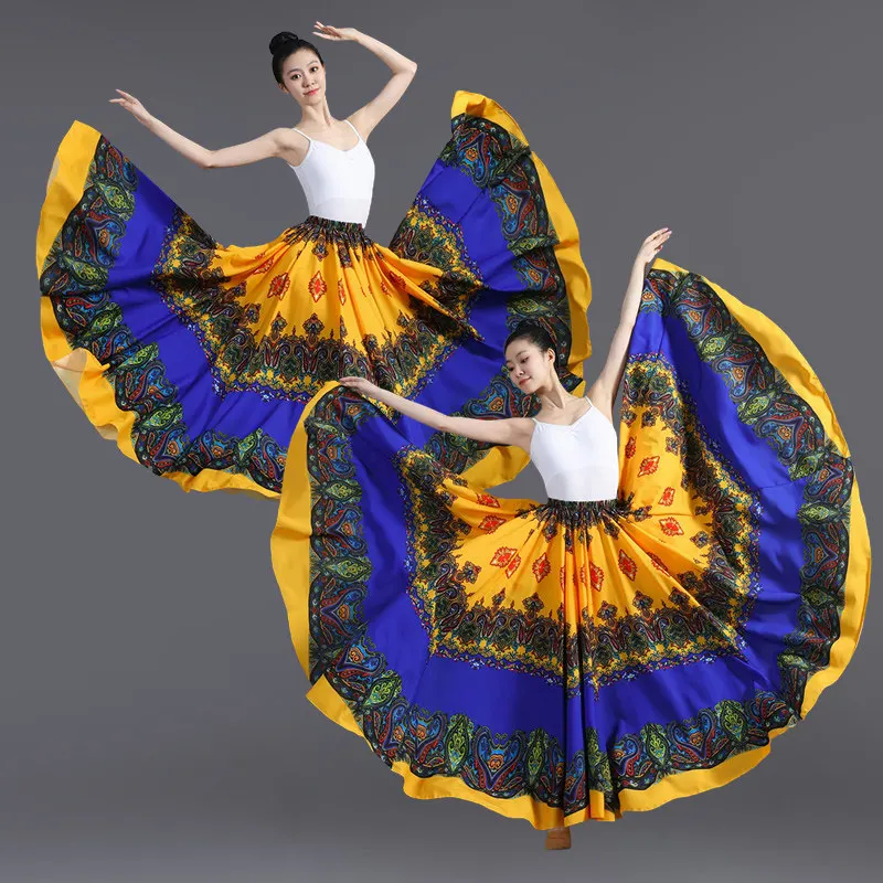 180 360 540 720 Degree Women's Flamenco Dance Skirts Classical Ethnic Dance Performance Large Skirt
180 360 540 720 Degree Women's Flamenco Dance Skirts Classical Ethnic Dance Performance Large Skirt