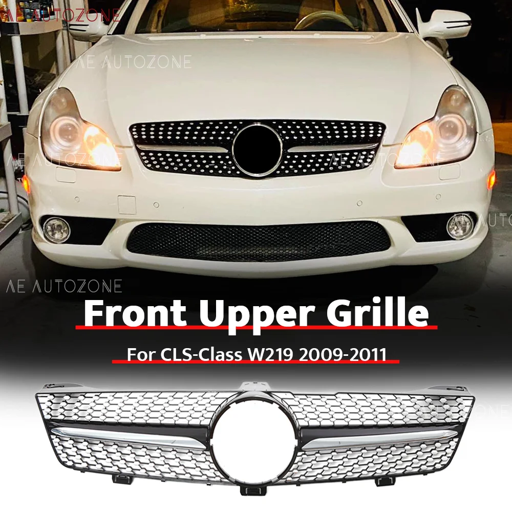 Chrome Black Front Upper Grille For CLS-Class W219 2009-2011 CLS350 CLS500 CLS550 CLS55 CLS63
Chrome Black Front Upper Grille For CLS-Class W219 2009-2011 CLS350 CLS500 CLS550 CLS55 CLS63