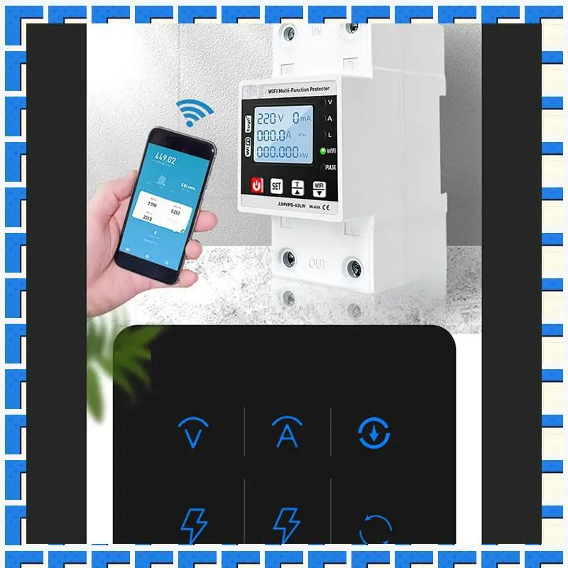 ABNG 2X 63A TUYA Wi-Fi умная защита от утечки на землю при пониженном напряжении реле автоматический выключатель таймер энергии счетчик электроэнергии
ABNG 2X 63A TUYA Wi-Fi умная защита от утечки на землю при пониженном напряжении реле автоматический выключатель таймер энергии счетчик электроэнергии