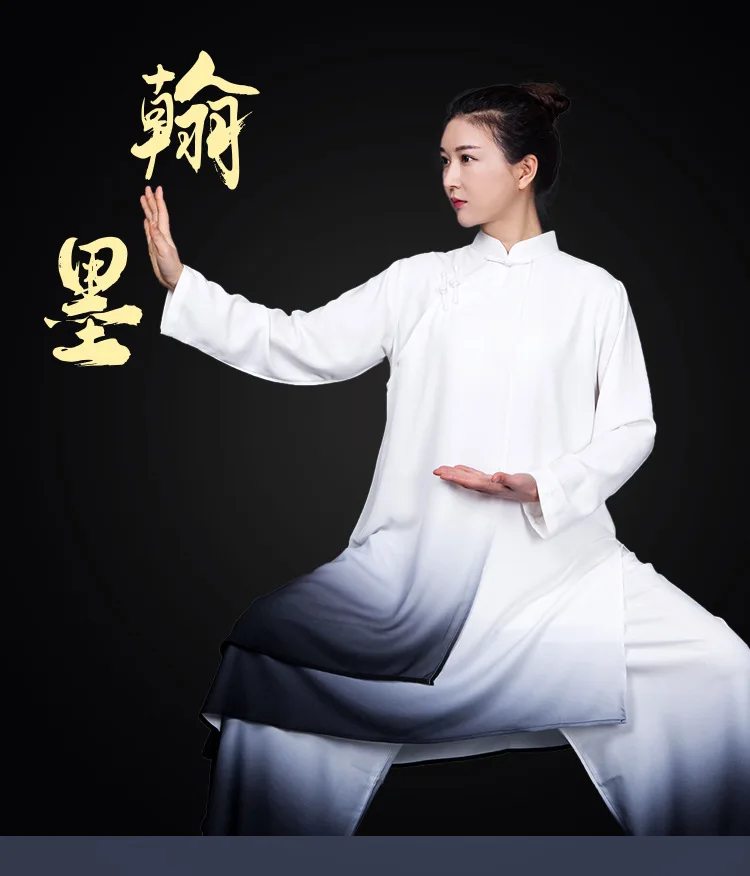 Tai Ji Suit Martial Arts Women's Summer Gradient Color Mid-Length Competition Performance Practice Shadowboxing Clothing
Tai Ji Suit Martial Arts Women's Summer Gradient Color Mid-Length Competition Performance Practice Shadowboxing Clothing