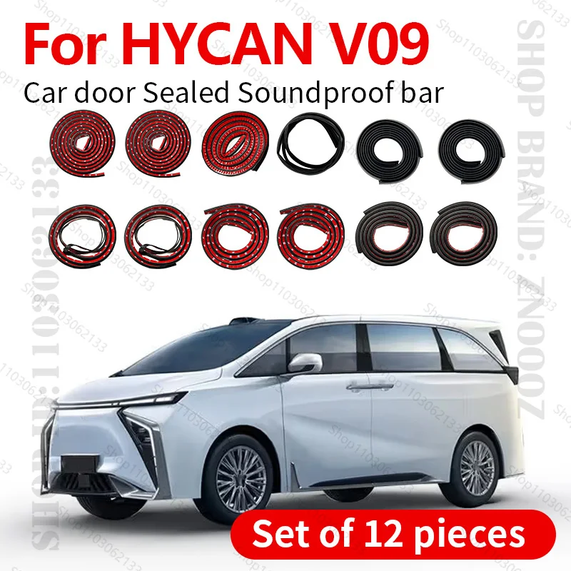 For 2024-2025 HYCAN VO9 Car Door Seal Strip Rubber Double Layer Sealing Protector Soundproof Dustproof Seal Strip 12PCS Set
For 2024-2025 HYCAN VO9 Car Door Seal Strip Rubber Double Layer Sealing Protector Soundproof Dustproof Seal Strip 12PCS Set