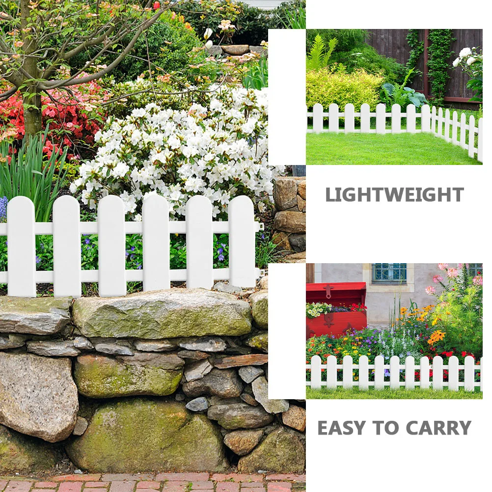 6pcs Decorative Fence Picket 50cm Long 13cm High Plastic Garden Border Panels Fencing Yard Scene Outdoor Dog Barrier
6pcs Decorative Fence Picket 50cm Long 13cm High Plastic Garden Border Panels Fencing Yard Scene Outdoor Dog Barrier