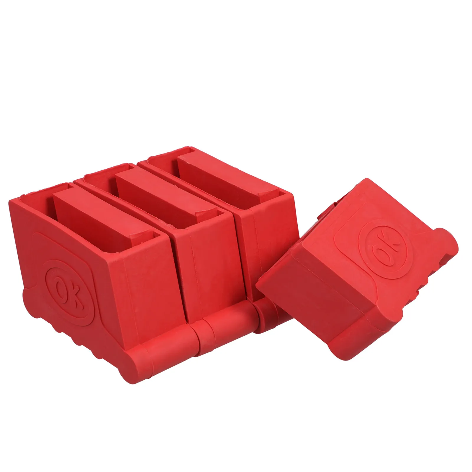 Комплект из 4 универсальных резиновых накладок для ножек лестниц, противоскользящие вставки для надежной фиксации, подходят для выдвижных стремянок, аксессуары для ножек лестниц
Комплект из 4 универсальных резиновых накладок для ножек лестниц, противоскользящие вставки для надежной фиксации, подходят для выдвижных стремянок, аксессуары для ножек лестниц