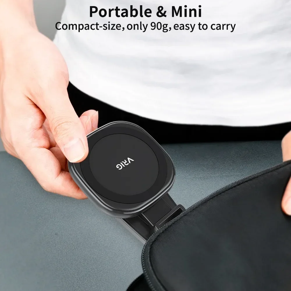 Vrig MG-03 Magnet Phone Holder Adapter Tripod Magnetic Camera Phone Holder Tripod Mount for Mag-Safe iPhone 14 13 12 Series
Vrig MG-03 Magnet Phone Holder Adapter Tripod Magnetic Camera Phone Holder Tripod Mount for Mag-Safe iPhone 14 13 12 Series