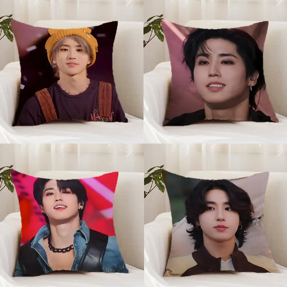 Singer H-Han J-Jisung Boy Cushion Cover Premium Comfort Reversible Pillow Cover - Dual - Use Design for Home & Car
Singer H-Han J-Jisung Boy Cushion Cover Premium Comfort Reversible Pillow Cover - Dual - Use Design for Home & Car