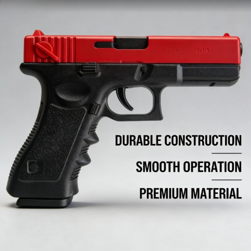 Premium Alloy G17 Toy Gun for Outdoor Play, 7-8mm Safe Soft Rubber Bullets, Long Range Shooting, Wonderful Gift for Children
Premium Alloy G17 Toy Gun for Outdoor Play, 7-8mm Safe Soft Rubber Bullets, Long Range Shooting, Wonderful Gift for Children